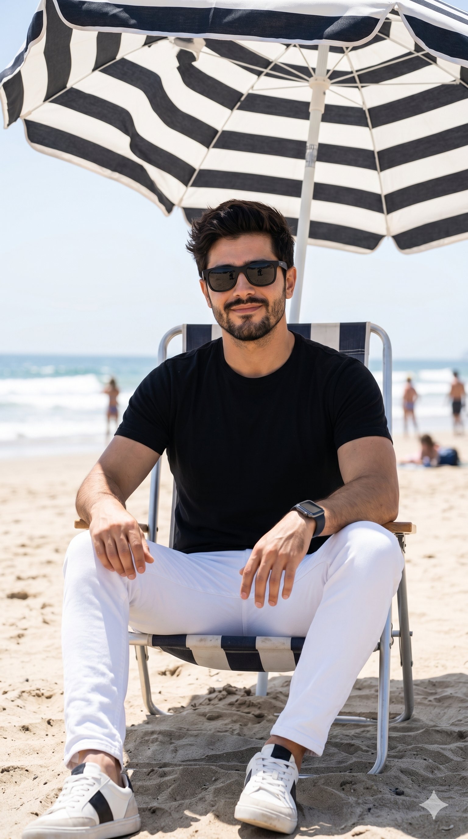 Ultra-realistic Beach Portrait